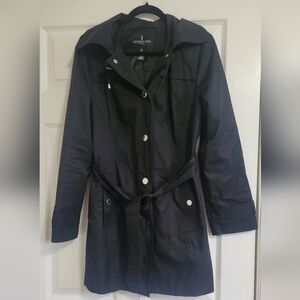 London Fog Black Trench Coat